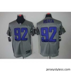 Unique Nike Baltimore Ravens 92 Haloti Ngata Grey Elite Shadow NFL Jersey