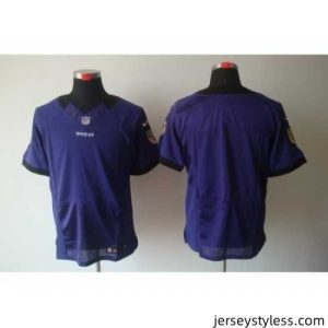 Impressive Nike Baltimore Ravens Blank Purple Elite NFL Jersey