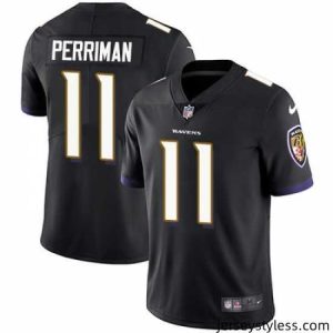 Amazing Nike Ravens #11 Breshad Perriman Black Alternate Mens Stitched NFL Vapor Untouchable Limited Jersey