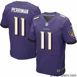 Impressive Nike Ravens #11 Breshad Perriman Purple Team Color Mens Stitched NFL New Elite Jersey