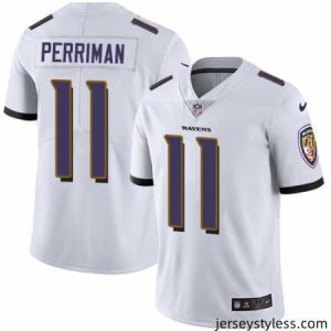 Unique Nike Ravens #11 Breshad Perriman White Mens Stitched NFL Vapor Untouchable Limited Jersey