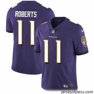 Impressive Nike Ravens 11 Seth Roberts Purple Team Color Stitched NFL Vapor Untouchable Limited Jersey