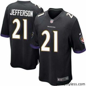 Fantastic Nike Ravens #21 Tony Jefferson Black Alternate Stitched NFL New Elite Jersey