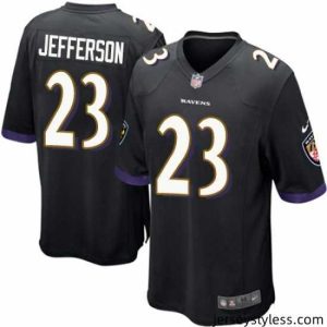 Amazing Nike Ravens #23 Tony Jefferson Black Alternate Stitched NFL New Elite Jersey