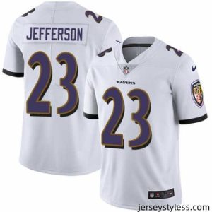 Stylish Nike Ravens #23 Tony Jefferson White Stitched NFL Vapor Untouchable Limited Jersey