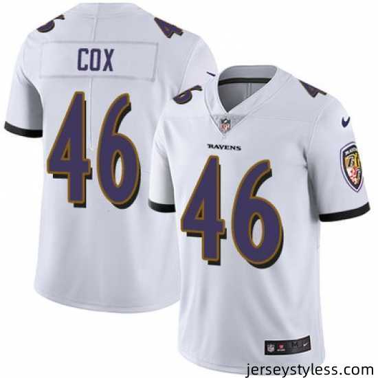 Nike-Ravens-46-Morgan-Cox-White-Youth-Stitched-NFL-Vapor-Untouchable-Limited-Jersey-527036_21761_550X550
