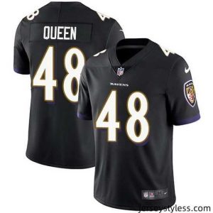 Stunning Nike Ravens 48 Patrick Queen Black Alternate Stitched NFL Vapor Untouchable Limited Jersey