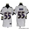 Unique Nike Ravens #55 Terrell Suggs White Stitched NFL Elite Jersey