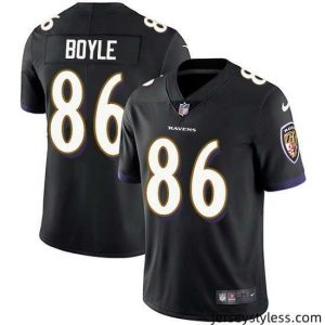 Gorgeous Nike Ravens 86 Nick Boyle Black Alternate Stitched NFL Vapor Untouchable Limited Jersey