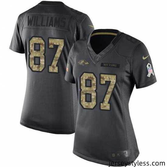 Nike-Ravens-87-Maxx-Williams-Black-Womens-Stitched-NFL-Limited-2016-Salute-to-Service-Jersey-550407_21760_550X550