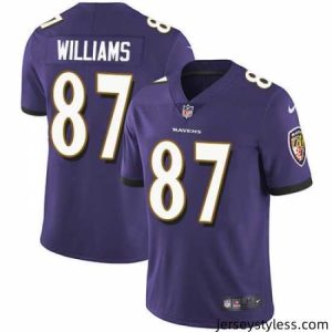 Amazing Nike Ravens #87 Maxx Williams Purple Team Color Mens Stitched NFL Vapor Untouchable Limited Jersey