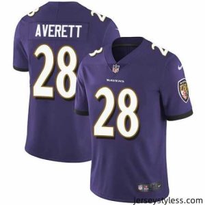 Impressive Nike Ravens Anthony Averett Purple Vapor Untouchable Limited Jersey