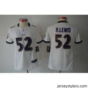 Premium Nike Baltimore Ravens #52 R.lewis White(Limited Jerseys)