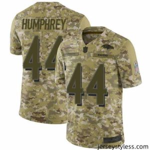 Gorgeous Ravens 44 Marlon Humphrey Camo Stitched Football Limited 2018 Salute to Service Jersey