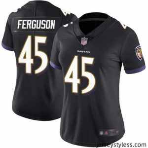 Amazing Ravens 45 Jaylon Ferguson Black Alternate Stitched Football Vapor Untouchable Limited Jersey