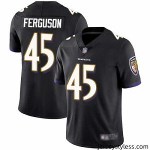 Fantastic Ravens 45 Jaylon Ferguson Black Alternate Stitched Football Vapor Untouchable Limited Jersey