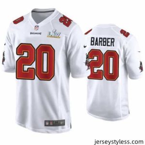 Stylish Ronde Barber Buccaneers White Super Bowl Lv Game Fashion Jersey