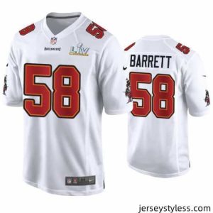 Gorgeous Shaquil Barrett Buccaneers White Super Bowl Lv Game Fashion Jersey