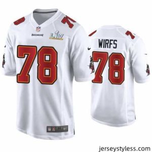 Gorgeous Tristan Wirfs Buccaneers White Super Bowl Lv Game Fashion Jersey