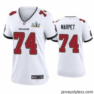 Unique Ali Marpet Buccaneers White Super Bowl Lv Game Jersey