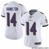 Amazing Baltimore Ravens 14 Kyle Hamilton White 2023 F.U.S.E Vapor Jersey