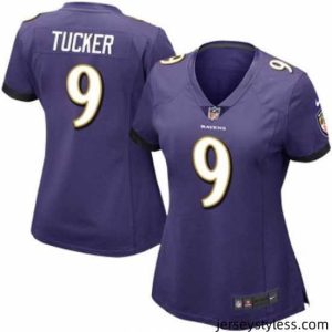 Stunning Baltimore Ravens 9 Justin Tucker Purple 2023 F.U.S.E Vapor Jersey