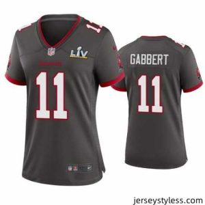 Unique Blaine Gabbert Buccaneers Pewter Super Bowl Lv Game Jersey