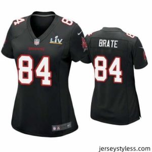 Impressive Cameron Brate Buccaneers Black Super Bowl Lv Game Fashion Jersey