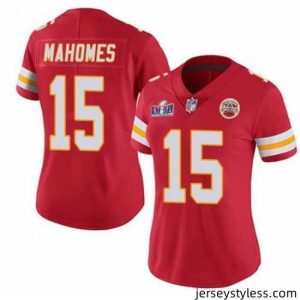 Stunning Kansas City Chiefs 15 Patrick Mahomes Red Vapor Untouchable Limited Stitched Football 2024 Super Bowl LVIII Jersey