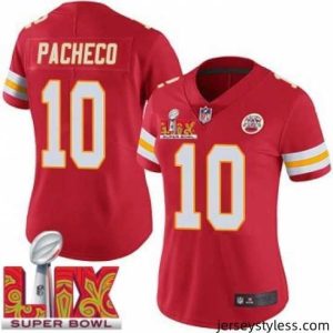 Amazing Kansas City Chiefs Isiah Pacheco #10 Red 2024 2025 Super Bowl LIX F.U.S.E Stitched Jersey