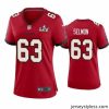 Stylish Lee Roy Selmon Buccaneers Red Super Bowl Lv Game Jersey