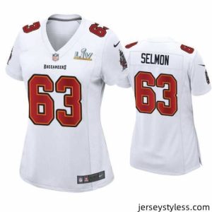 Amazing Lee Roy Selmon Buccaneers White Super Bowl Lv Game Fashion Jersey