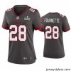 Impressive Leonard Fournette Buccaneers Pewter Super Bowl Lv Game Jersey