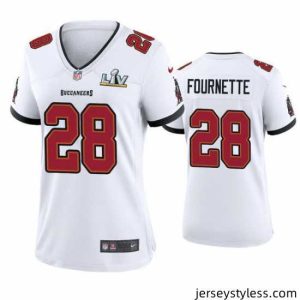 Fantastic Leonard Fournette Buccaneers White Super Bowl Lv Game Jersey