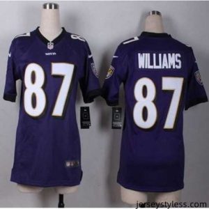 Gorgeous New Ravens #87 Maxx Williams Purple Team Color Stitched NFL New Elite jersey