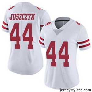 Premium Nike 49ers #44 Kyle Juszczyk White Stitched NFL Vapor Untouchable Limited Jersey
