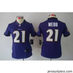 Impressive Nike Baltimore Ravens #21 Lardarius Webb Purple Color[NIKE LIMITED Jersey]