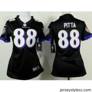 Stylish Nike Baltimore Ravens 88 Dennis Pitta Black NFL Jersey
