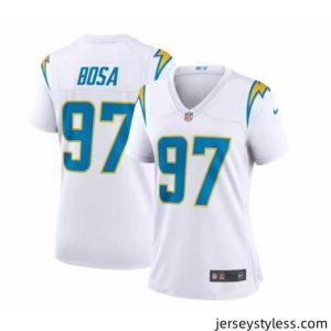Premium Nike Los Angeles 97 Chargers Joey Bosa Royal White Stitched NFL Jersey