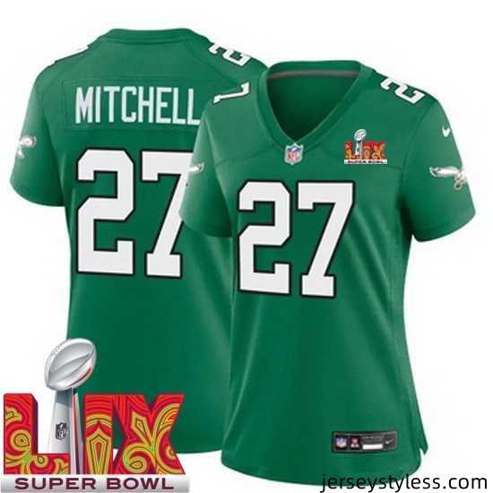 Women-Philadelphia-Eagles-Quinyon-Mitchell-27-Kelly-Green-2024-2025-Super-Bowl-LIX-F-U-S-E-Stitched-NFL-Jersey-888496_23971_550X550