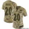 Impressive Ravens 20 Ed Reed Camo Stitched Football Limited 2018 Salute to Service Jersey