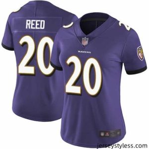 Unique Ravens 20 Ed Reed Purple Team Color Stitched Football Vapor Untouchable Limited Jersey