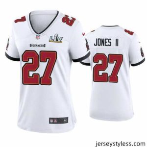 Amazing Ronald Jones Ii Buccaneers White Super Bowl Lv Game Jersey