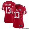 Fantastic San Francisco 49ers 13 Brock Purdy Red 2023 F.U.S.E  Vapor Untouchable Limited Stitched Football 2024 Super Bowl LVIII Jersey