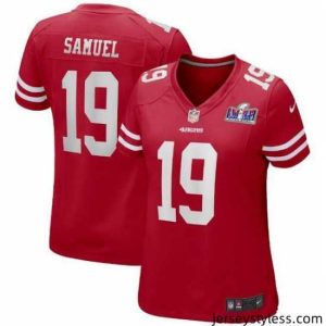 Fantastic San Francisco 49ers 19 Deebo Samuel Red 2023 F.U.S.E   Vapor Untouchable Limited Stitched Football 2024 Super Bowl LVIII Jersey