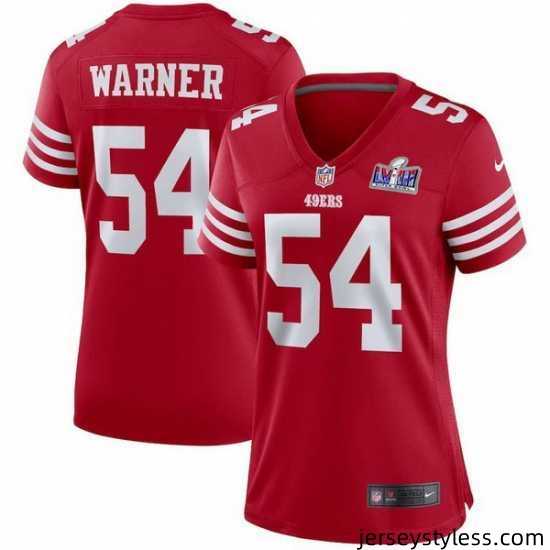 Women-San-Francisco-49ers-54-Fred-Warner-Red-2023-F-U-S-E-Vapor-Untouchable-Limited-Stitched-Football-2024-Super-Bowl-LVIII-Jersey-865407_23756_550X550