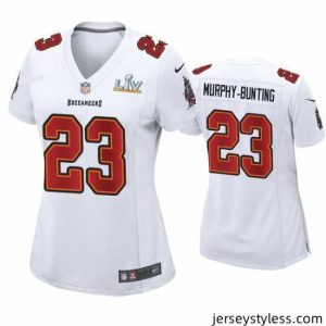 Impressive Sean Murphy Bunting Buccaneers White Super Bowl Lv Game Fashion Jersey