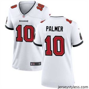 Unique Tampa Bay Buccanee 10 Trey Palmer White 2023 Stitched Jersey  Run Small