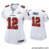 Impressive Tom Brady Buccaneers White Super Bowl Lv Game Fashion Jersey