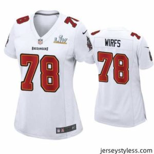 Unique Tristan Wirfs Buccaneers White Super Bowl Lv Game Fashion Jersey